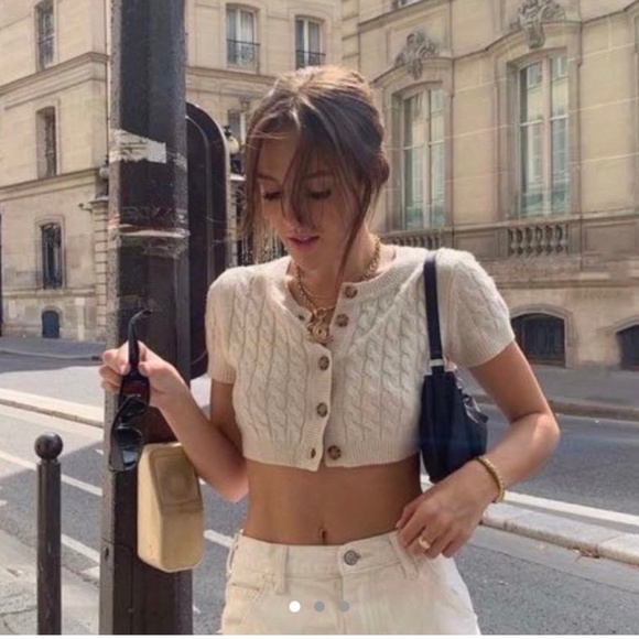 Effie Cardigan Cropped Aritzia | Poshmark